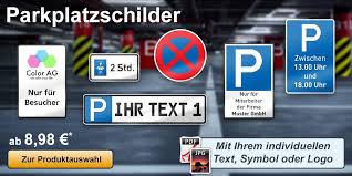 Die qualität der schilder und der druck sind natürlich sehr wichtig, weil diese im außenbereich. Parkschilder Fur Ihren Privatparkplatz Selbst Gestalten