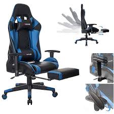 Ohaho Gaming Chair Racing Style Office Chair Recliner Computer Chair Pu Leather High Back E Sports Chair Height Adju Ergonomic Chair Sport Chair Computer Chair