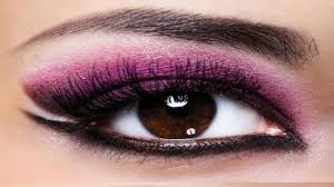 smokey eye makeup with purple and black
