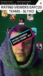 RATING @Slyxo team! THE BEST ONE YET! Very good team! #eafc #eafc25 #squad  #squadbuilder #yanited #gaming #theboys #fifa25