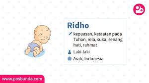Maybe you would like to learn more about one of these? Arti Nama Ridho Posbunda