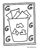 The spruce / wenjia tang take a break and have some fun with this collection of free, printable co. Recycling Coloring Pages