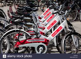 Call A Bike Rental Bikes Deutsche Bahn Ag Outside The Main Station Stock Photo Alamy