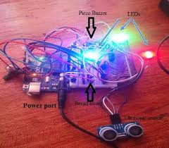 Home > engineering > arduino > using vernier sensors with arduino guide > projects and ideas > turn on a buzzer based on a the motion detector can be used to make a simple alarm system by slightly modifying the vernierlibdemomotiondetector sketch. A Powered Circuit For Motion Detector With Leds Buzzer Ultrasonic Download Scientific Diagram