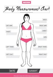 Female Body Measurements Chart Magdalene Project Org