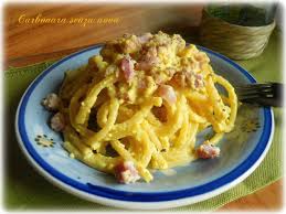 Carbonara Senza Uova Primo Piatto Primi Piatti Pinterest Cucina Linguine And Pasta