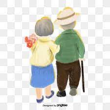 A Couple Of Old People Walking Hand In Hand Character Cartoon Scenes Png Transparent Clipart Image And Psd File For Free Download Cute Old Couples Old People Cartoon People Holding Hands
