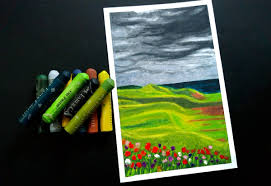 Gm Creations On Twitter Mountain Landscape Drawing With Oil Pastel Check It S Tutorial Here Https T Co 4tum7y49kk Art Oilpastel Oilpasteldrawing Mountain Landscape Monsoonvalley Monsoon Drawing Gm Creations Https