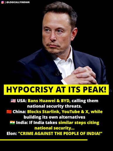 Frustrated Elon Musk 🚨😂 Elon Musk's “Dear Prime Minister Ambani” remark  has sparked a heated debate on X over Jio, Starlink and the future of  satellite internet in India. The comment drew