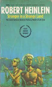 It was later republished in a longer uncut edition in 1991. Stranger In A Strange Land By Robert Heinlein Nel 1971 Cover Art Bruce Pennington Classic Sci Fi Books Fantasy Book Covers Science Fiction