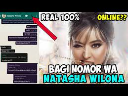 My official twitter my instagram : Nomor Wa Natasha Wilona Asli 2020 Online Youtube