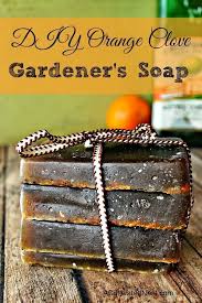 Diy Orange Clove Gardeners Soap In 2020 Homemade Soap Recipes Gardeners Soap Soap Recipes