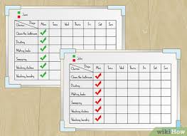 How To Make A Chore Chart With Pictures Wikihow