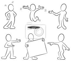 Von cool bis klassisch, diese bilder werden sie lieben. Cartoon Menschen Schwarz Und Weiss Leinwandbilder Bilder Gestikulieren Karikatur Gezeichnet Myloview De