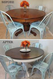 Ecustomfinishes was asked to be on the cover of country living magazine. Diy Farmhouse Table Turn Your Table Into A Farmhouse Table Rustic Kitchen Tables Dining Table Makeover Kitchen Table Redo