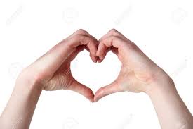 Two hands making heart sign isolated on white background. Two Hands Clasped Together Making A Heart Shape Stock Photo Picture And Royalty Free Image Image 7000074