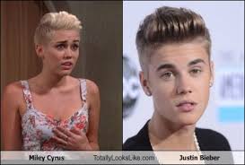 Miley Cyrus Totally Looks Like Justin Bieber Totally Looks Like