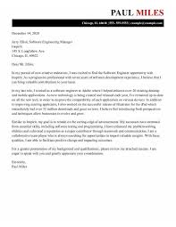 This is a cover letter example for a software engineer. Cover Letters For The Modern Job Seeker