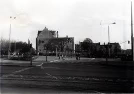 Rostock Schroderplatz Mit Uhr 1978 Sidewalk Structures