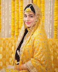 A Haldi Bride So Beautiful We Had To Look Twice Haldibride Haldiready Haldiceremo Pakistani Bridal Dresses Bridal Dress Design Indian Bridal Wear