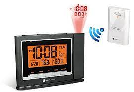 The projected temperature changes from indoor temperature to outdoor temperature automatically. Ambient Weather Ws 8365 Clearview Projection Clock With I Https Www Amazon Com Dp B00tu6vgxa Ref Cm Sw R Pi Dp Projection Clock Clock Weather Instruments