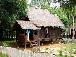 Pulau kapal perang yang ditinggalkan. Kampung House In Penang State Of Malaysia Bamboo House Traditional Building Traditional House