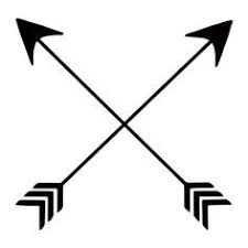 Did You Know That Crossed Arrows Are A Native American Symbol For Friendship Well Now You Do Black Tem Arrow Tattoos Crossed Arrow Tattoos Friendship Tattoos