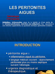 Définition du trésor de la langue française informatisé. Les Peritonites Aigues2 1 Ppt Peritoine Douleur