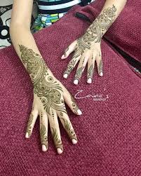 This patch use and make beautiful mehndi design. Simple Mehndi Designs For Front Back Hand K4 Fashion