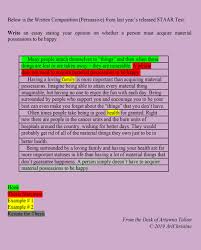 Nov 19, 2020 · for example, those that are basic to the focuses you are making. Master The Persuasive Essay Of The Staar Test Ari Christine