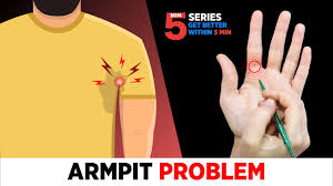 Left Armpit Treatment By Sujok Armpit Infection Allergy Sweating Pain Management By Sujok Youtube