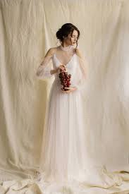 Tulle Wedding Dress Bohemian Wedding Dress Simple Beach Etsy In 2020 Beach Wedding Gown Wedding Dresses Tulle Wedding Dress