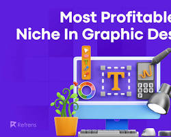graphic designer creating niche websites