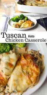 Tuscan Chicken Casserole Low Carb Keto Thm S Gf This Tuscan Chicken Casserole Was Amazing I Wo Keto Recipes Easy Keto Diet Recipes Keto Chicken Casserole