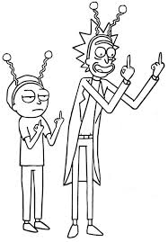 Burrrp, we've got all your favorites: Rick And Morty Coloring Pages To Download And Print For Free