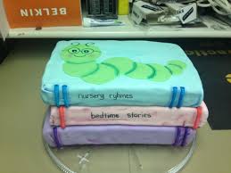 Bookworm Baby Shower Cake Baby Shower Cakes Toy Story Party Baby Shower