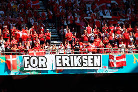 Belgium's leander dendoncker applauds as the belgium team pays tribute to denmark's christian eriksen in 10th minute during the euro 2020 soccer championship group b match between denmark and. Ecjihmafbkeynm