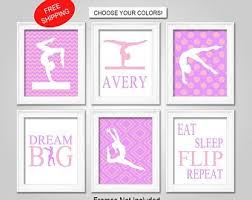 Gymnastics Wall Art Gymnastics Bedroom Decor Gymnastics Etsy Gymnastics Wall Art Prints Wall Art