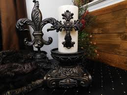 Pillar Candle Holder For Rustic Dining Room Decor Bedroom Decor Capital Pillar Candle Holder Dining Table Rustic Centerpiece Dining Table Candles Dining Room Decor Rustic Pillar Candles