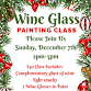 Wine Glass Painting Class event in Lodi, CA