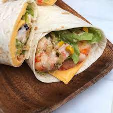 Wrap Legumes Croquants Et Crevettes Recette De Wrap Legumes Croquants Et Crevettes