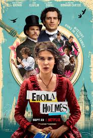 Official poster for ENOLA HOLMES, starring Millie Bobby Brown, Sam Claflin,  Henry Cavill, and Helena Bonham Carter. Streaming September 23. : rmovies