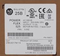 Allen Bradley Powerflex 525 VFD 10HP 480VAC 3 phase NIB 25B-D017N114