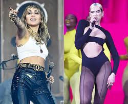 Miley cyrus feat dua lipa — prisoner (для дискотеки в машину 2020). Miley Cyrus Dua Lipa Get Hot Heavy In Prisoner Music Video Hollywood Life