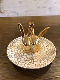 Shop love bunnies ring holder at urban outfitters today. Royal Spade Bunny Ring Holders Everything Else On Carousell