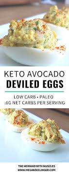 These Perfect Keto Breakfast Avocado Deviled Eggs Are Not Only The Perfect Deviled Egg Recipe But Low Carb Breakfast Recipes Keto Deviled Eggs Keto Breakfast