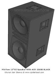 Maybe you would like to learn more about one of these? Ukuran Box Speaker 15 Inch X 2 Acr 15600 Black Untuk Low Mid