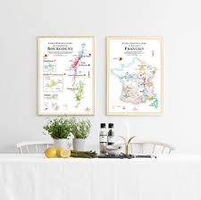 Affiches Carte Des Vins Carte Des Vins Vignoble Bordelais Carte