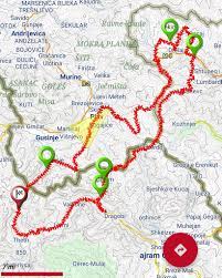 Peaks Of The Balkans Map Samson Leonard - Peaks Of The Balkans (Albania, Kosovo, Montenegro) -  2019-07-25 | Fastest Known Time