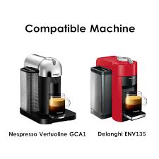 Buy nespresso coffee capsules & pods and get the best deals at the lowest prices on ebay! Refillable Capsule Stainless Steel Reusable Compatible With Nespresso Capsule Vertuo Coffee Filter For Nespresso Vertuoline Bimpneaga